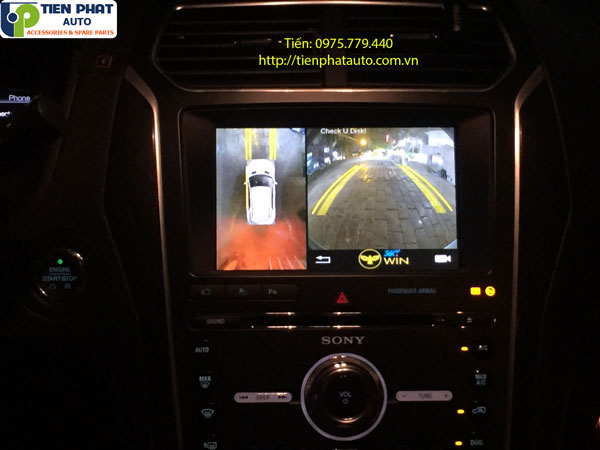 Lắp đặt camera 360 độ cho xe Ford Explorer 2018 - Camera 360 độ Owin