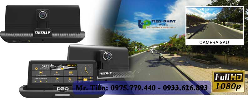 Lắp camera hành trình VietMap-D20 cho ô tô chính hãng chuyên nghiệp