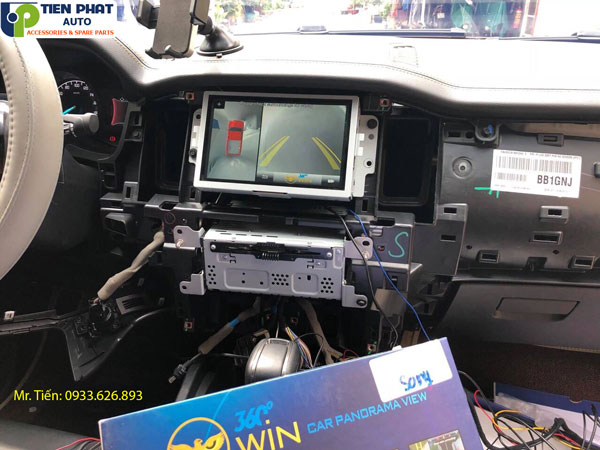 Lắp camera 360 độ Owin cho Ford Ranger Bi-Turbo 2018 chính hãng tại TPHCM