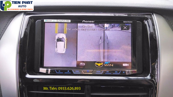 Lắp đặt camera 360 độ Owin cho Toyota Vios uy tín chuyên nghiệp