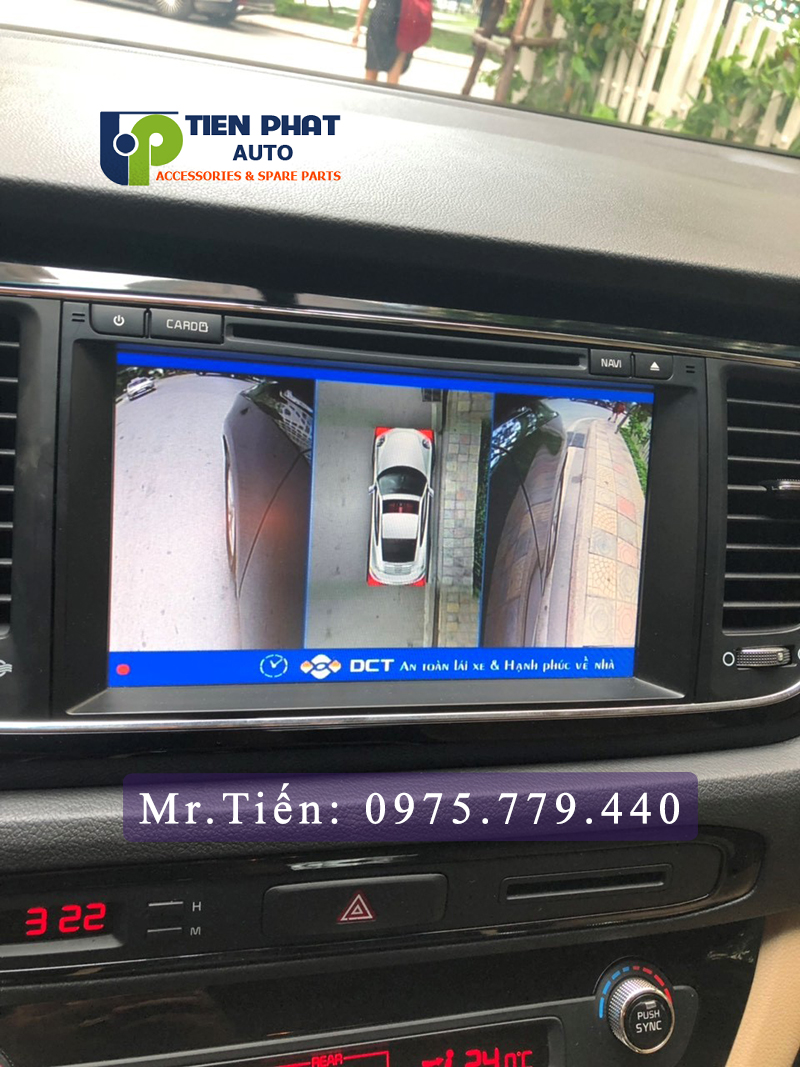 Lắp camera 60 độ DCT cho xe Kia Sedona 2019-2020