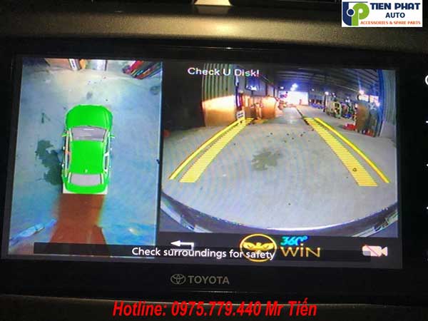 Camera 360 Độ Owin Cho Toyota Wigo Tại Tp.HCM